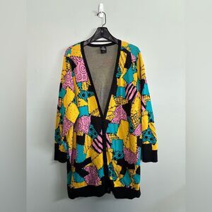 Disney Nightmare Before Christmas Sally Patches Cardigan Sweater SZ 4X